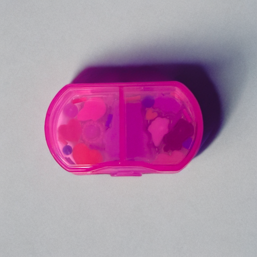 Handmade Decoden Mini Pill Box Care Bears, Kawaii Junk Case Style For Trinkets