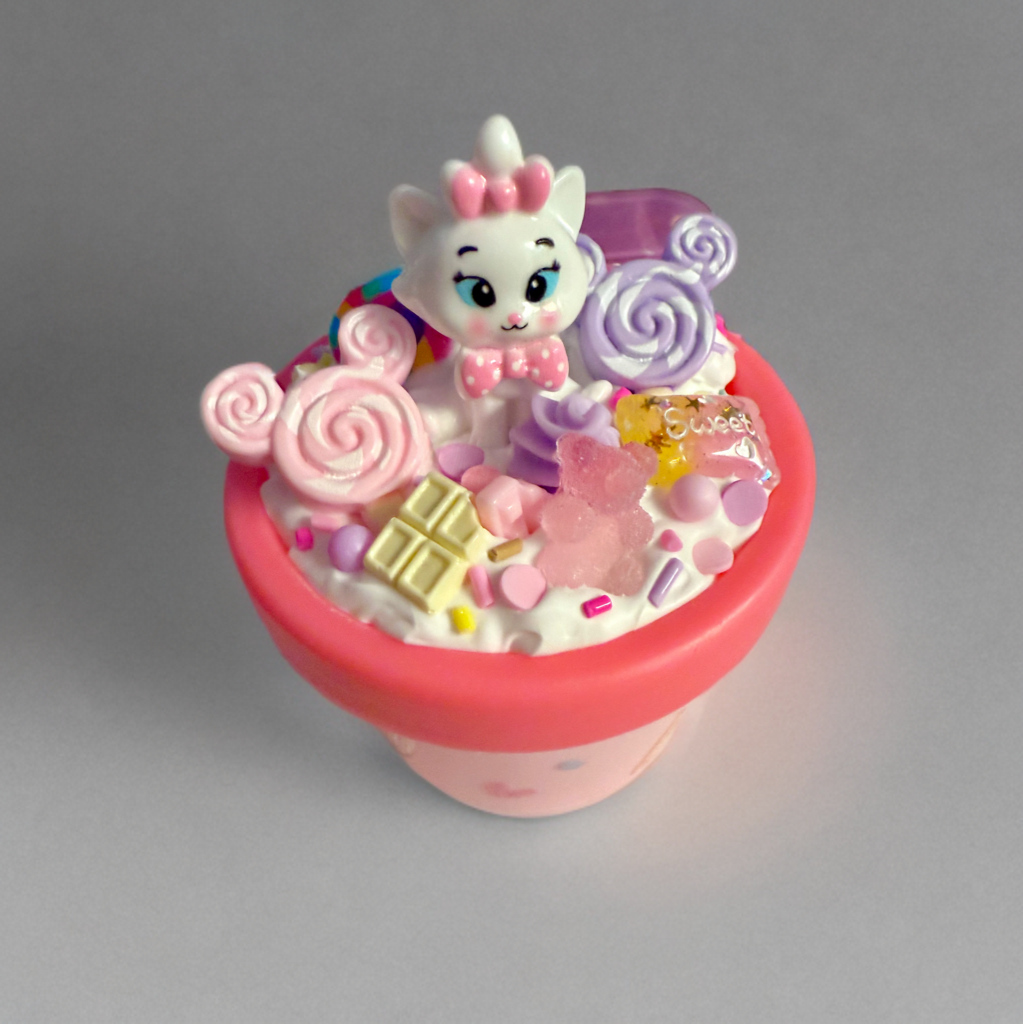 Decoden Jar - Aristocats Marie Candy Themed Kawaii Junk Case, Cute Kitty Cat