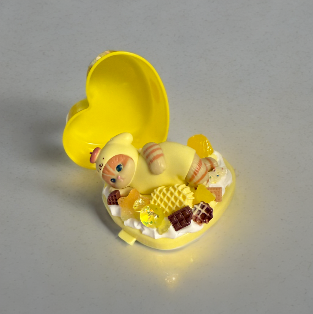 Decoden Heart Box - Mofusand Cat Cosplay Pompompurin Kawaii Junk Case Container