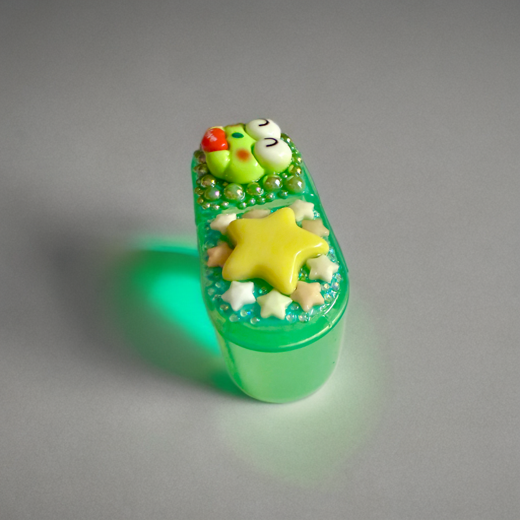 Decoden Mini Pill Box Keroppi Frog Kawaii Junk Case Style Travel Size Sanrio