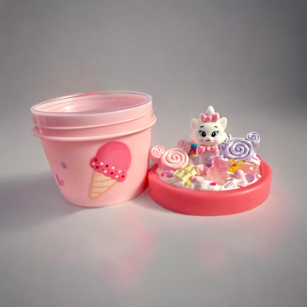 Decoden Jar - Aristocats Marie Candy Themed Kawaii Junk Case, Cute Kitty Cat
