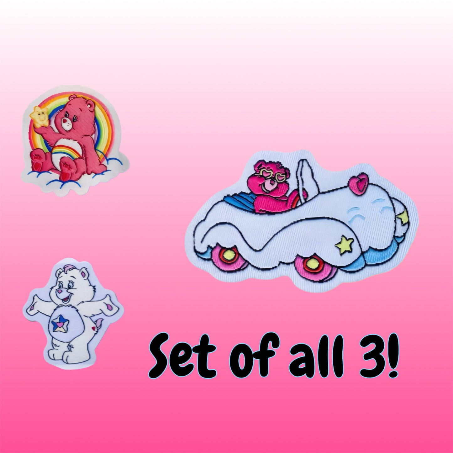 Care Bears Iron On Patch 2”