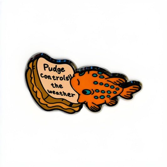 Disney Pin, Pudge Controls The Weather, Lilo & Stitch, Fish Sandwich