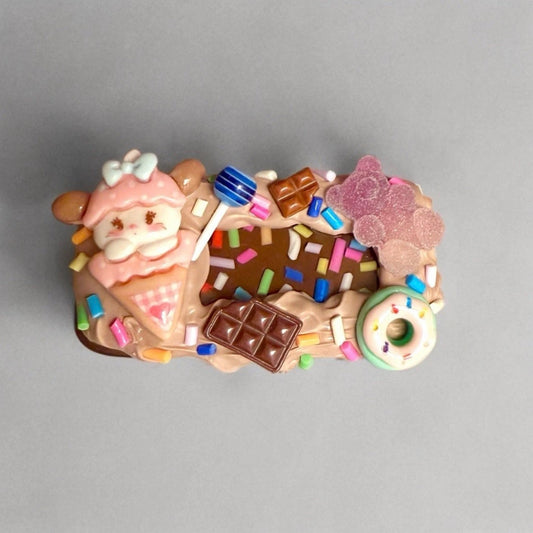 Decoden Mini Tin Box, Kawaii Sweets Candy Junk Case Eyelashes Pill Holder, Mikko