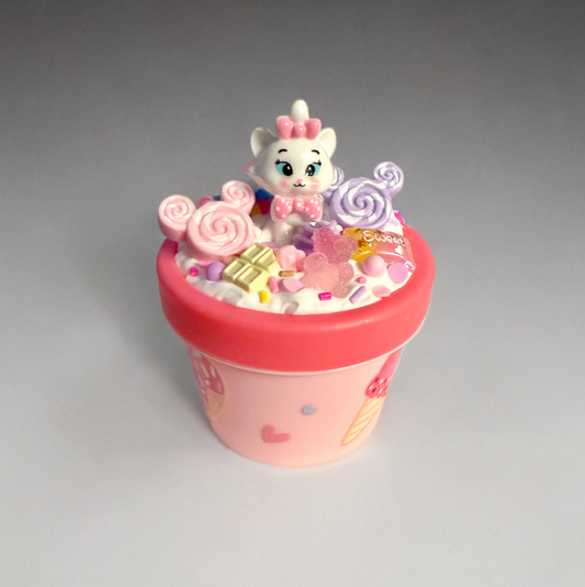 Decoden Jar - Aristocats Marie Candy Themed Kawaii Junk Case, Cute Kitty Cat