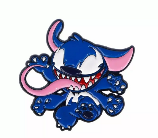 Fantasy Pin - Disney Stitch Cosplay Venom Costume, Marvel Kawaii 1.41”