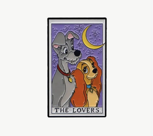 Disney Fantasy Pin  - Lady & The Tramp, The Lovers Tarot Series